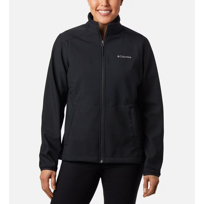 Columbia Womens Kruser Ridge Softshell Jacket XL Black Wind Water Resistant NWT