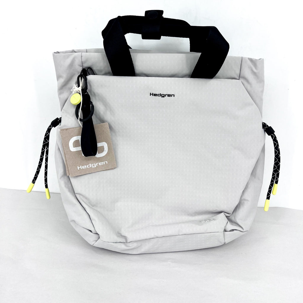 HEDGREN Norio Backpack 2 Handles Bag Small Vaporous Grey Tote NWT