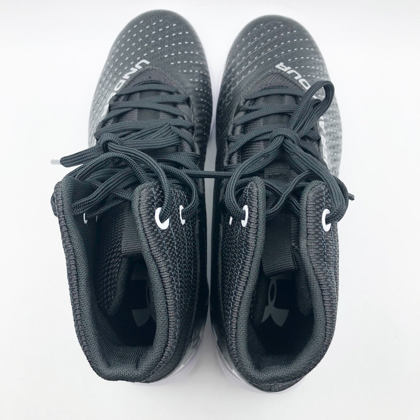 Under Armour Men's Highlight Fran RM 2.0 Football Cleats Size 9 Black White NWOB