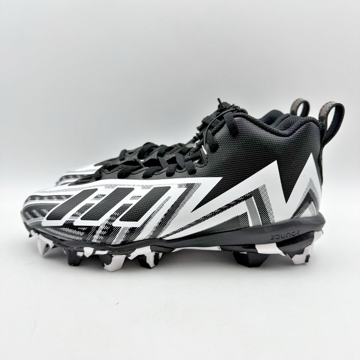 Adidas Kids Freak Spark MD 23 Football Cleats Size 3.5 Youth Black White NWOB