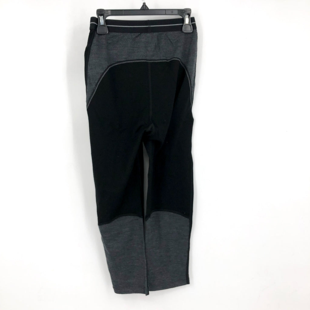 ICEBREAKER Womens Merino 260 ZoneKnit 3/4 Thermal Leggings XS Black Gray NWT