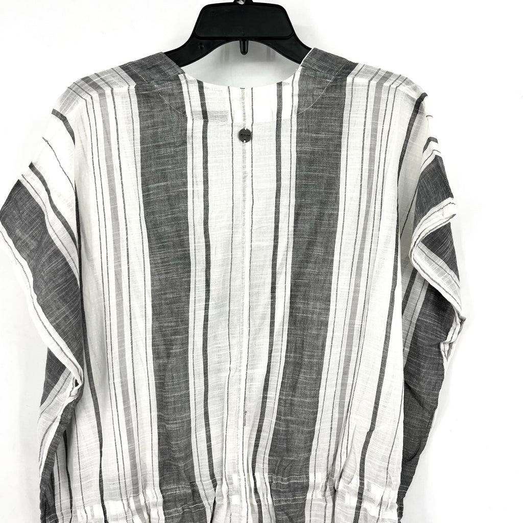 PRANA Women's Marina Bay Tunic Cover Up Small Charcoal Gray Cotton Dress NWT