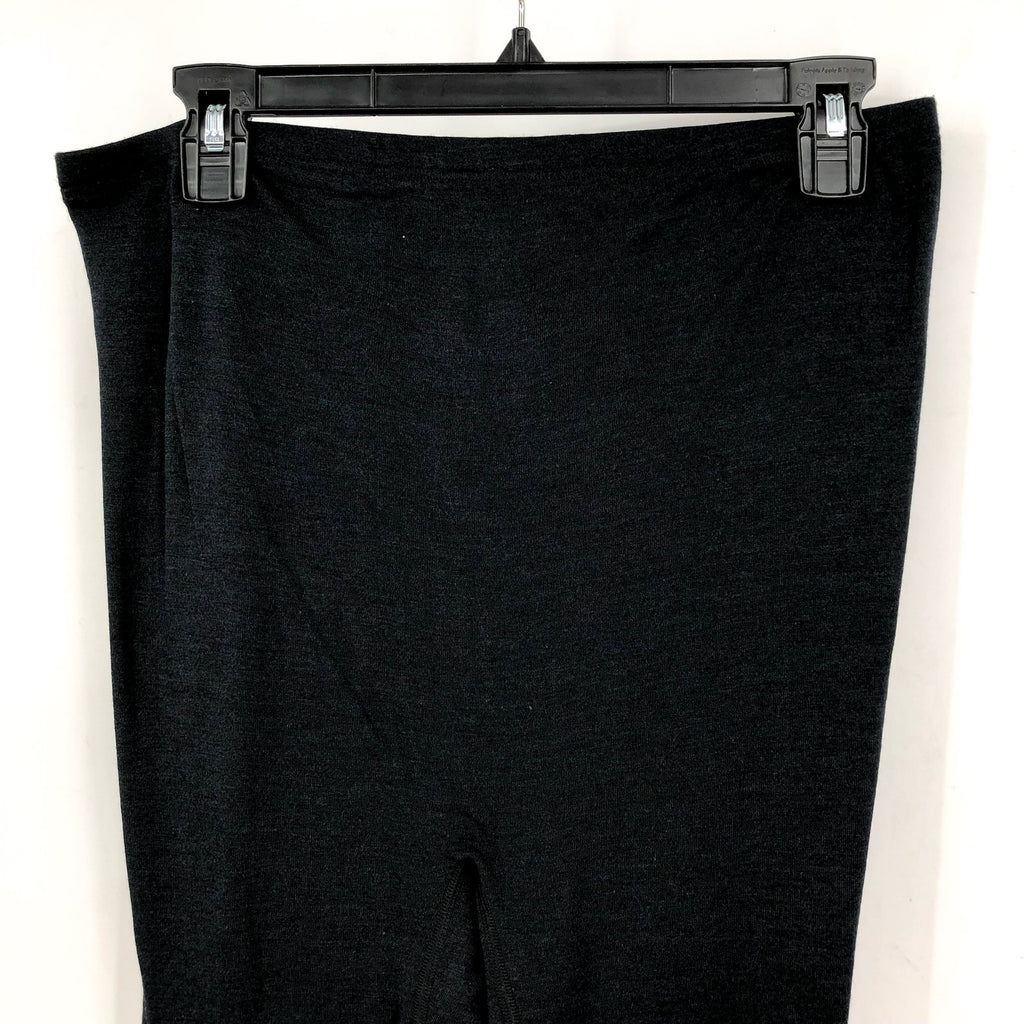 HANRO Women's Woolen Silk Thermal Leggings Large Black Long Underwear 1422 NWT