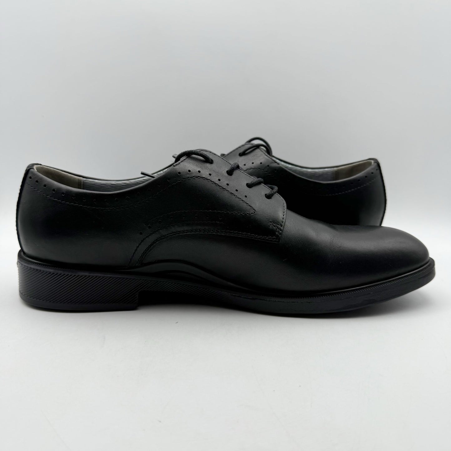 Johnston & Murphy Mens XC4 Maddox Oxford Shoes US 11.5 M Black Leather NWOB