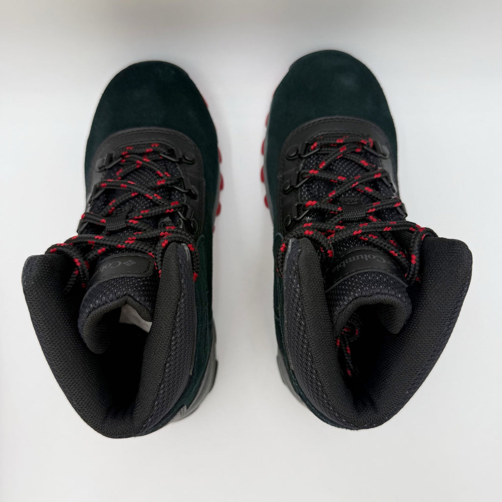 Columbia Kids Newton Ridge Amped Hiking Boots Size 1 Black Red Waterproof NIB