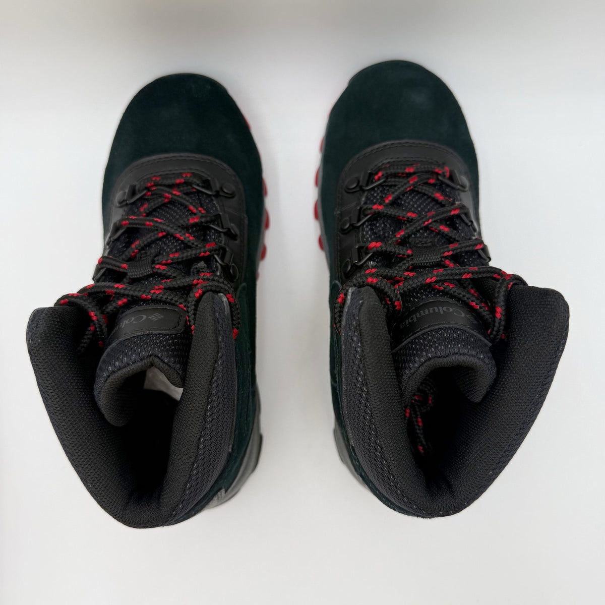 Columbia Kids Newton Ridge Amped Hiking Boots Size 1 Black Red Waterproof NIB