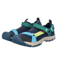 TEVA Kids Outflow Universal Sandals Youth 5 Navy Blue Green Water Shoes NIB