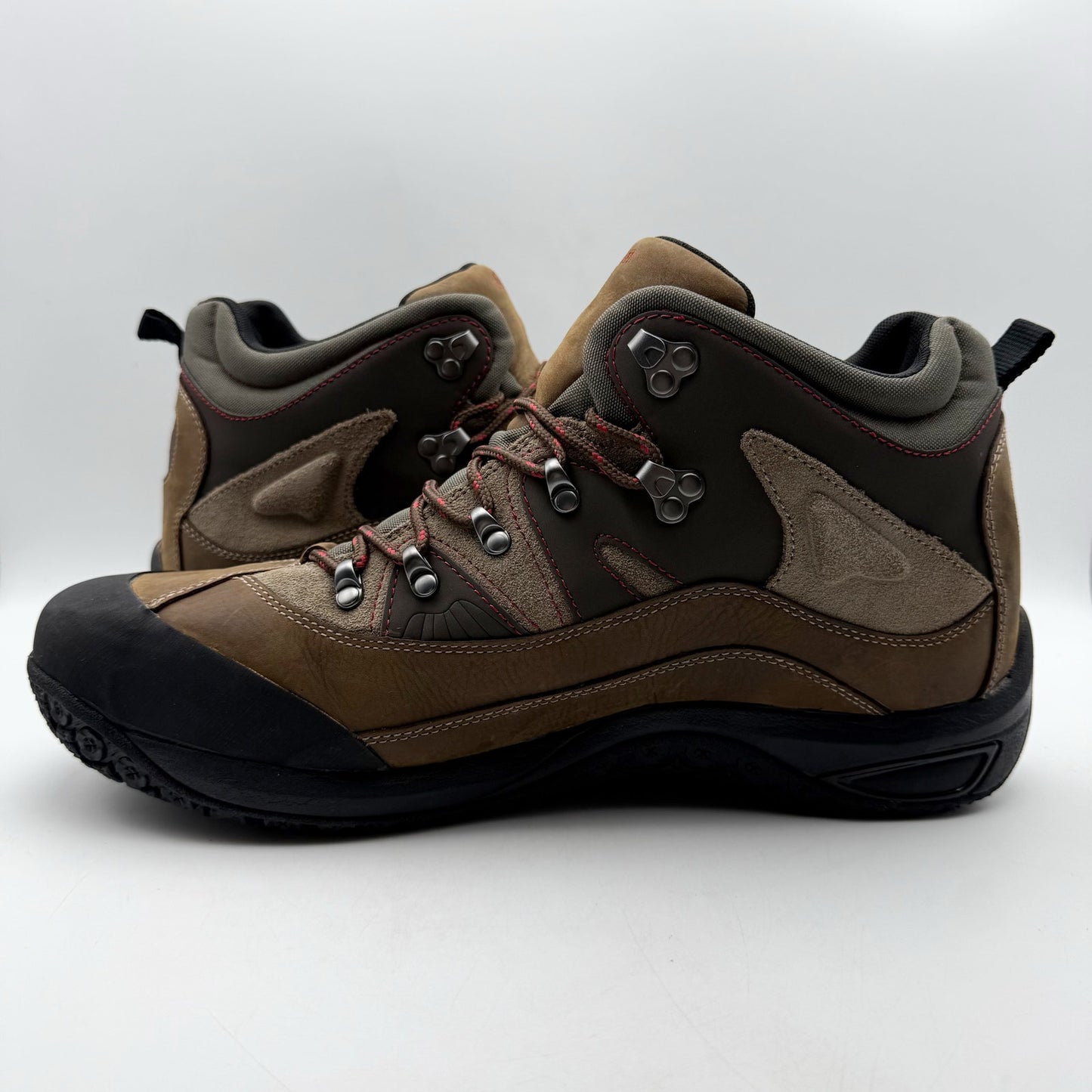 Dunham Mens Cloud Boots US 15 Wide EU 50 Brown Leather Waterproof NIB