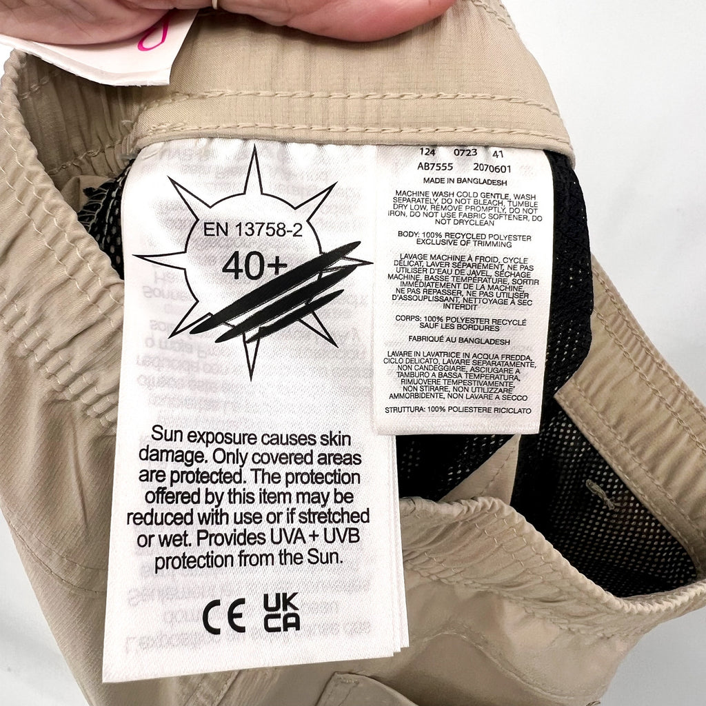 COLUMBIA Kids Silver Ridge Utility Convertible Pants Shorts Small Tan Cream NWT