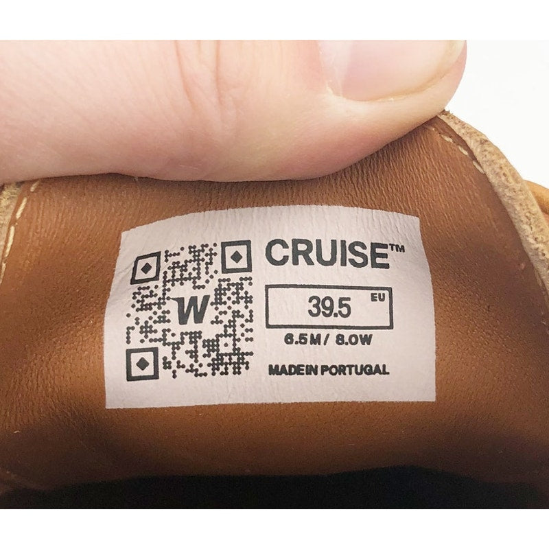 Wolf & Shepherd Womens Cruise Sneakers US 8 EU 39.5 Brown Leather NIB
