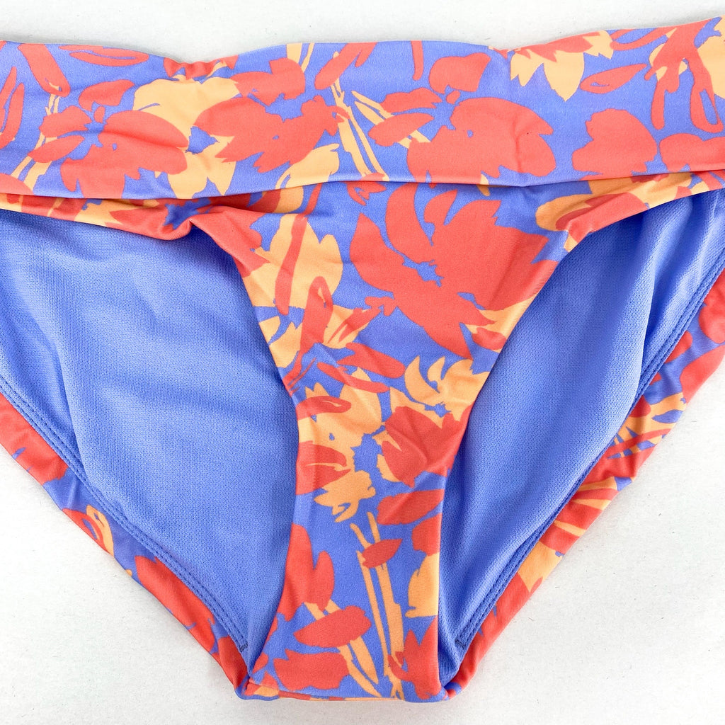 PRANA Women's Marta Bikini Bottom XS Pink Morning Glory Bloom Hipster NWT