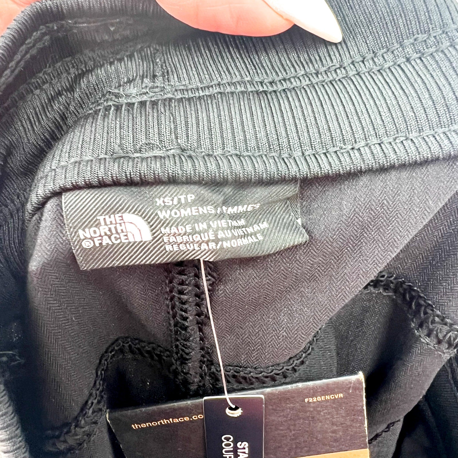 THE NORTH FACE Womens Aphrodite 2.0 Capri Pants XS Black Drawstring NWT