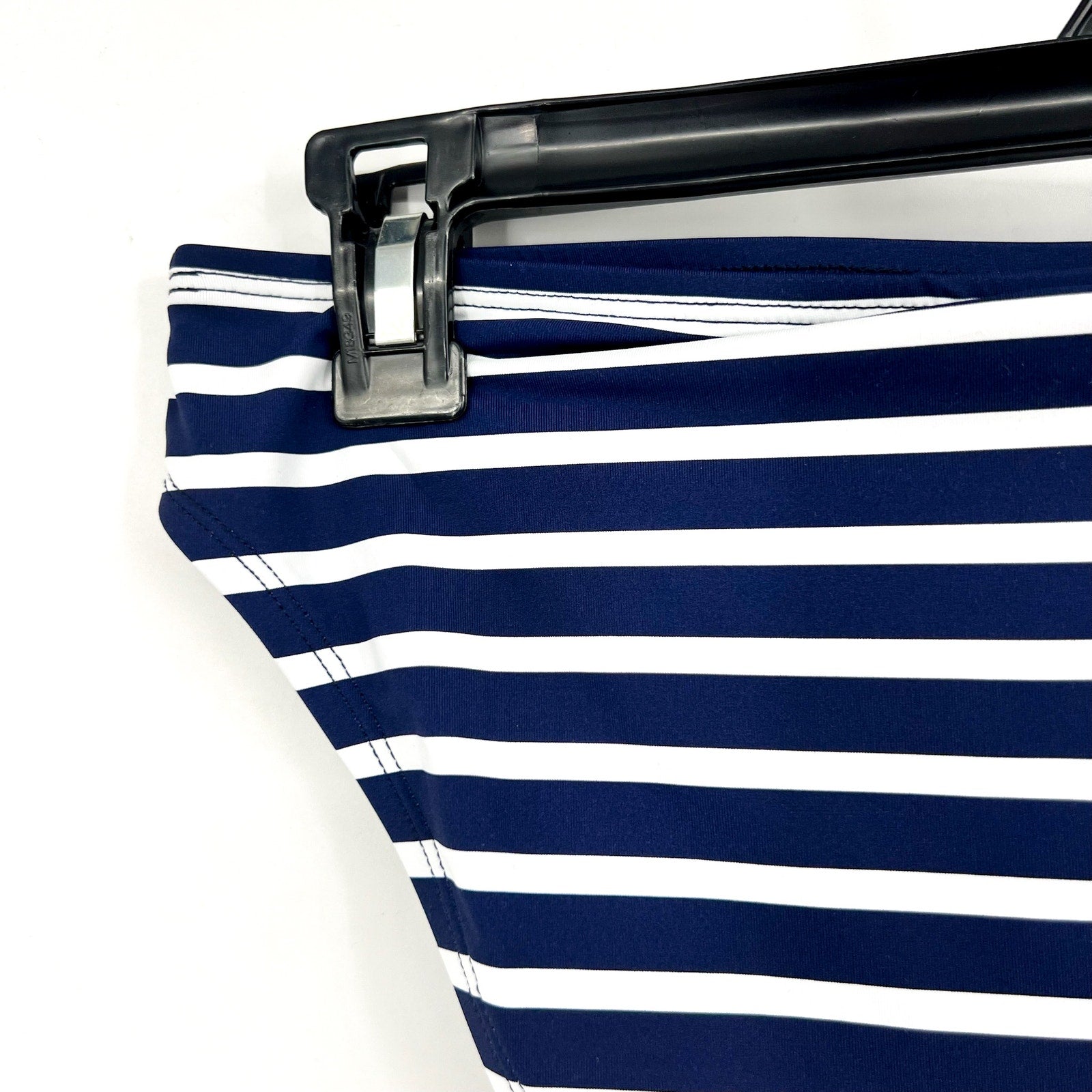 TOMMY BAHAMA Women's Coastline Stripe Hipster Bikini Bottom Small Blue White NWT