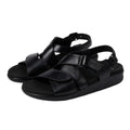 SAS Womens Huggy Adjustable Comfort Sandal US 6.5M EU 37 Black Leather NWOB