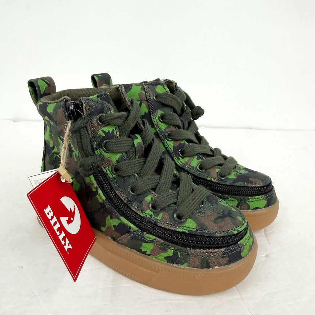 BILLY Footwear Toddler Kids High Top Sneakers US 8 M EU 24 Dark Green NIB