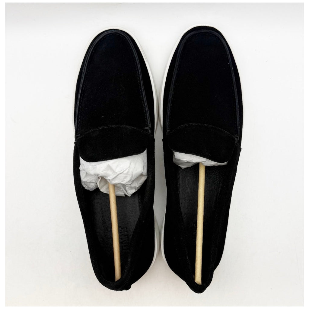 Saint Morta Men's Hemisphere Slip On Loafers Size 8 Black White Suede NIB
