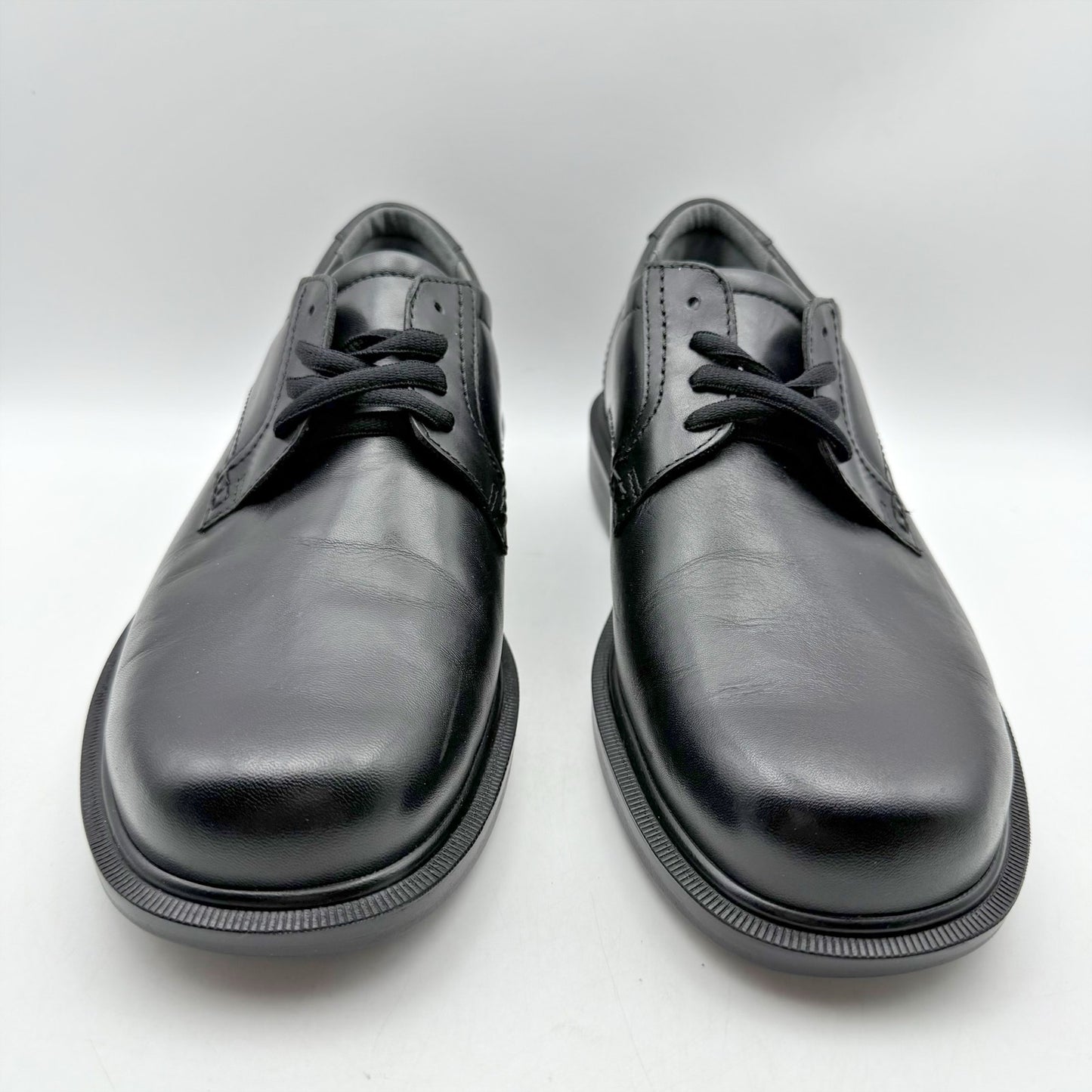 SAS Mens Ambassador Comfort Oxford Shoes US 9.5 Wide Black Leather NWOB