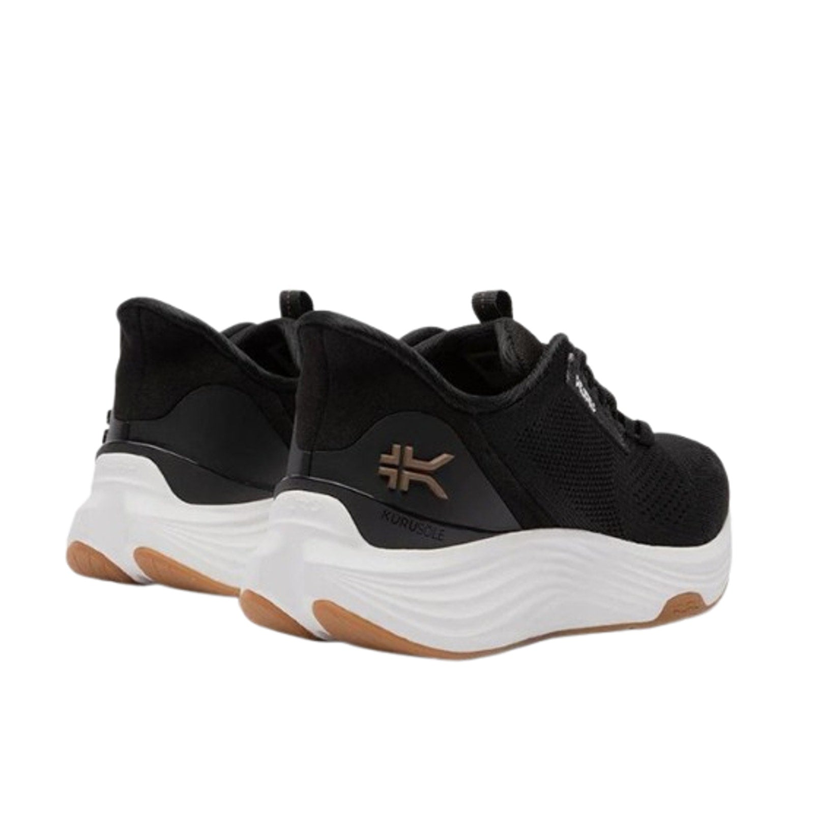 Kuru Womens Atom 2 Athletic Shoes US 9.5 Wide Black Sneakers NWOB