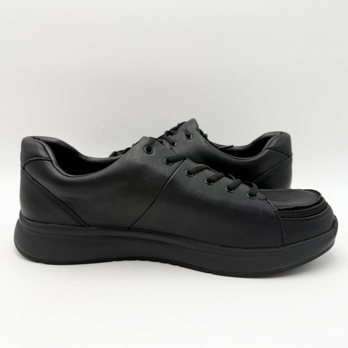 Billy Footwear Womens Work Low Sneakers Size 11 M Black Vegan Leather NWOB