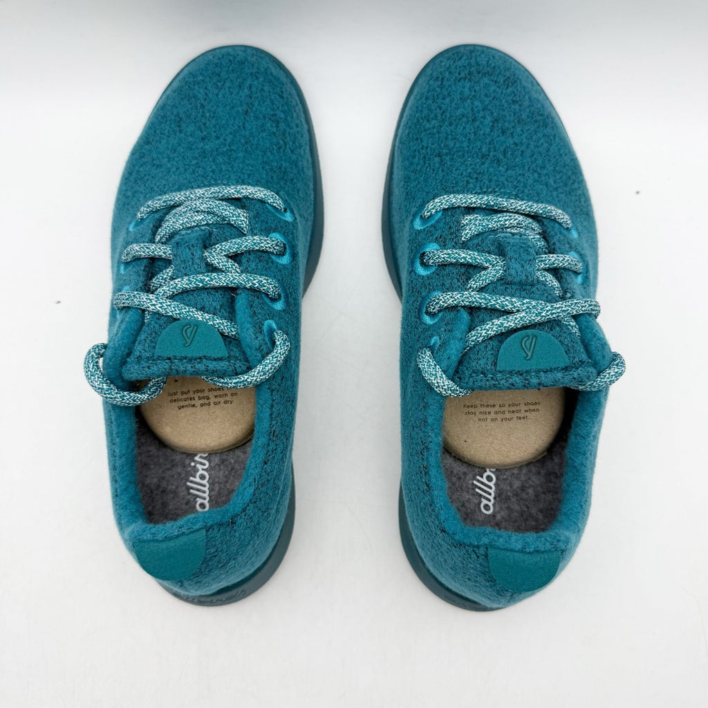 AllBirds Womens Wool Runner Sneakers US 6 EU 36 Teal Athletic NIB
