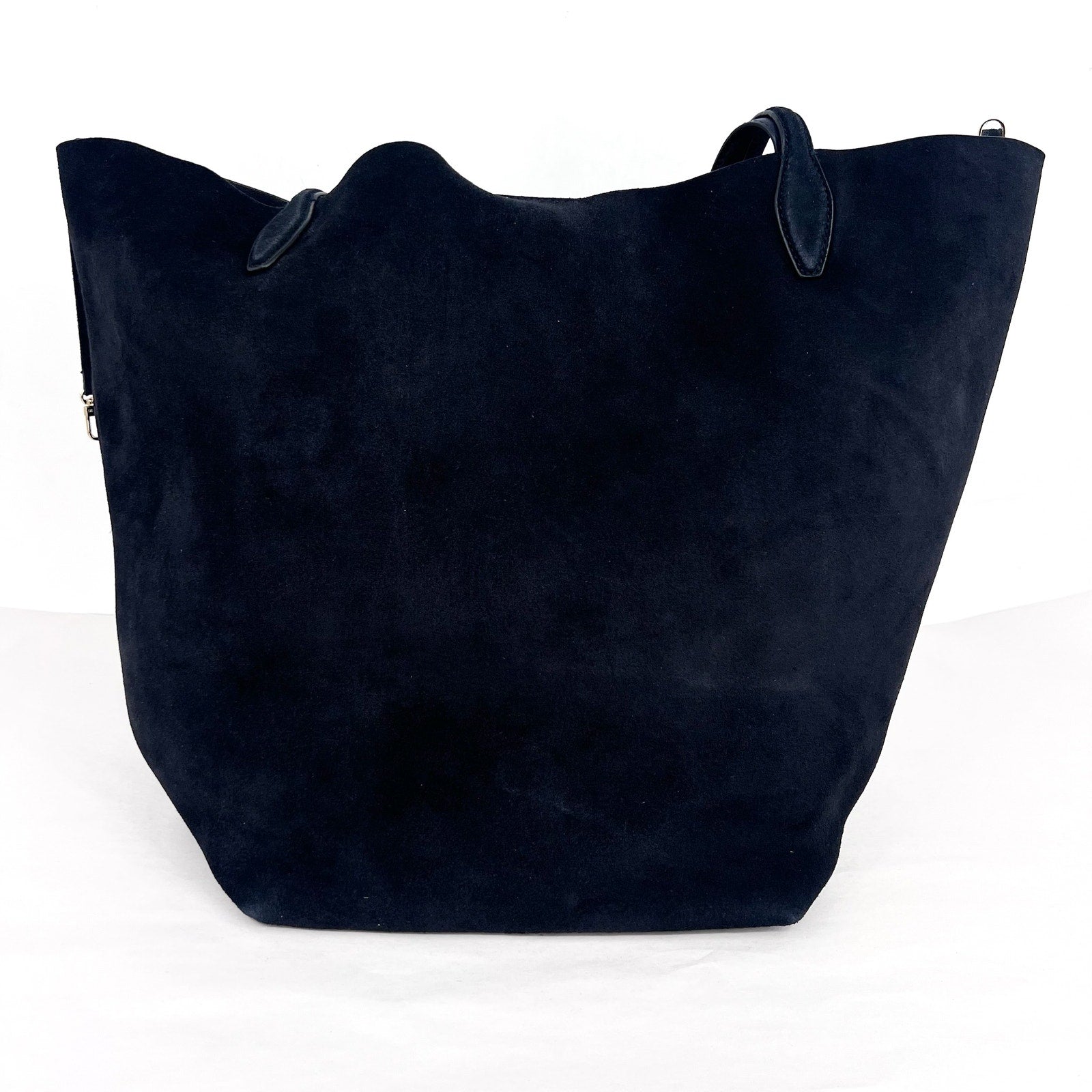 MADEWELL Women's The Oversized Shopper Tote Large Jet Blue Suede NWT