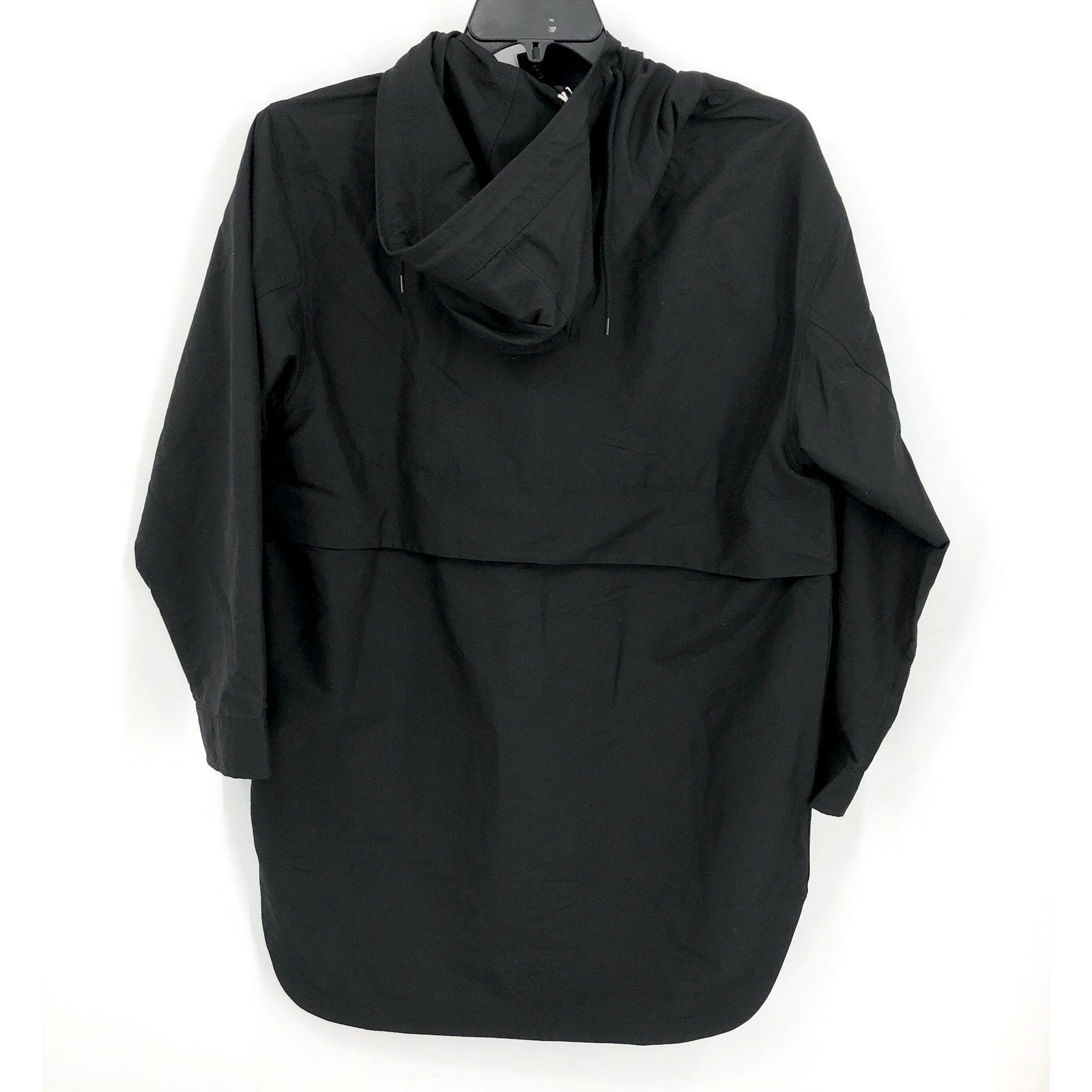 Everlane Womens ReNew Anorak Rain Coat XS Black Water-Repellent Hooded NWT