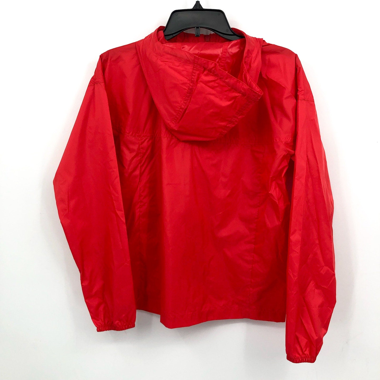 Columbia Womens Flash Challenger Windbreaker Jacket Small Red Hooded NWT