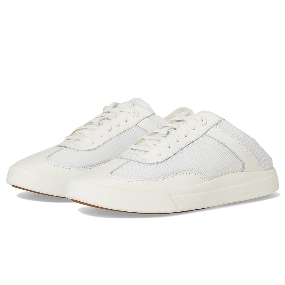 OluKai Womens Ha'upu Hulu Casual Sneakers Size 11 EU 41 Bright White NIB