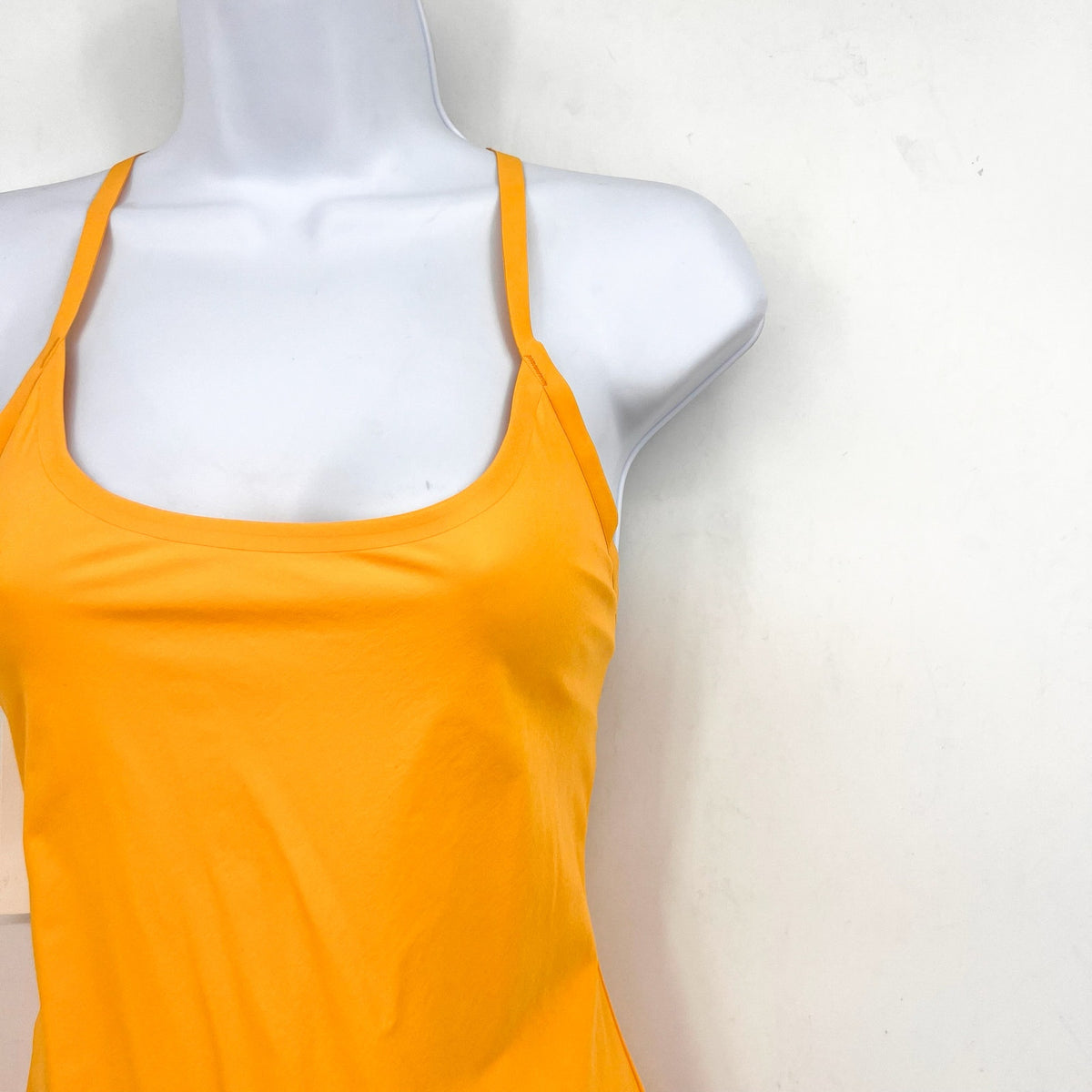 OUTDOOR VOICES Women's The Exercise Dress 3XL Mango Yellow Built In Shorts NWT