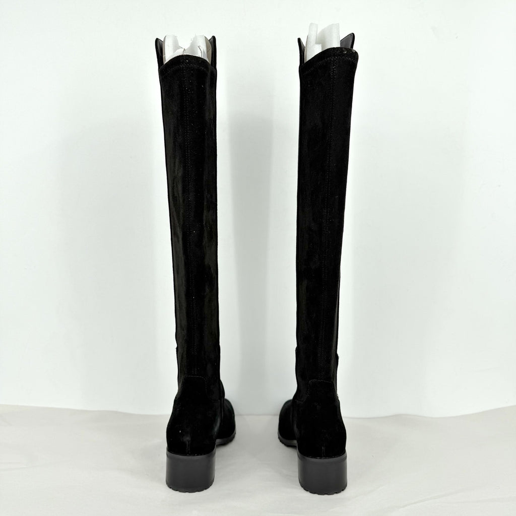 Blondo Womens Sierra Knee High Boots Size 6 M Black Suede Waterproof  NWOB