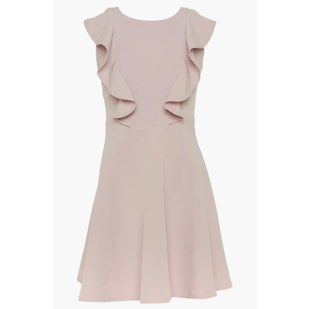 BARDOT JUNIOR Girl's Riley Ruffle Dress Size 16 Purple Gray Lilac Sleeveless NWT