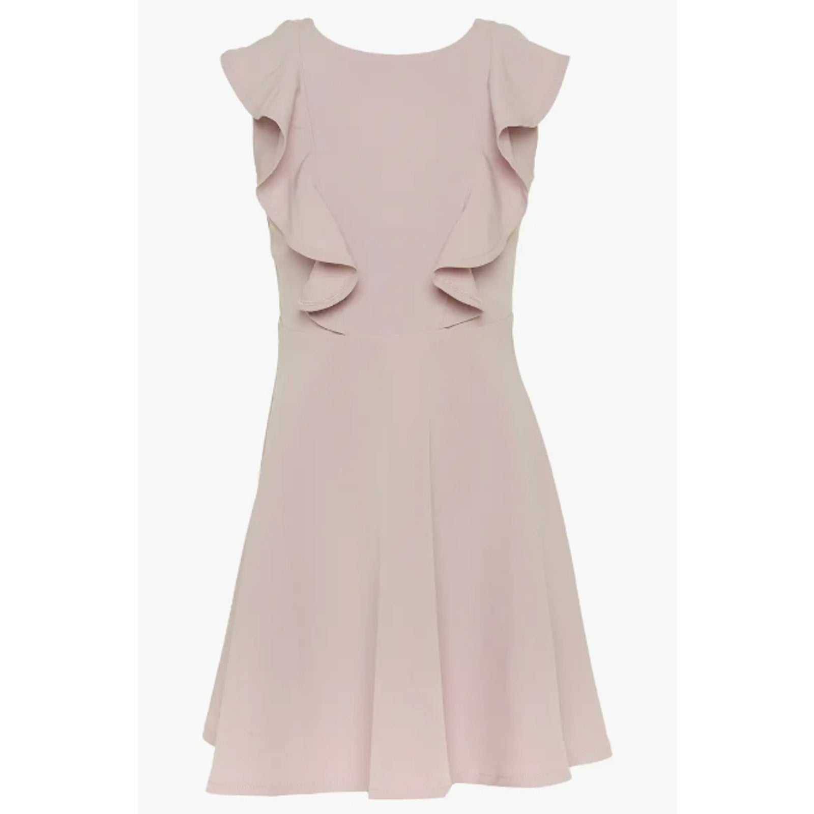 BARDOT JUNIOR Girl's Riley Ruffle Dress Size 16 Purple Gray Lilac Sleeveless NWT