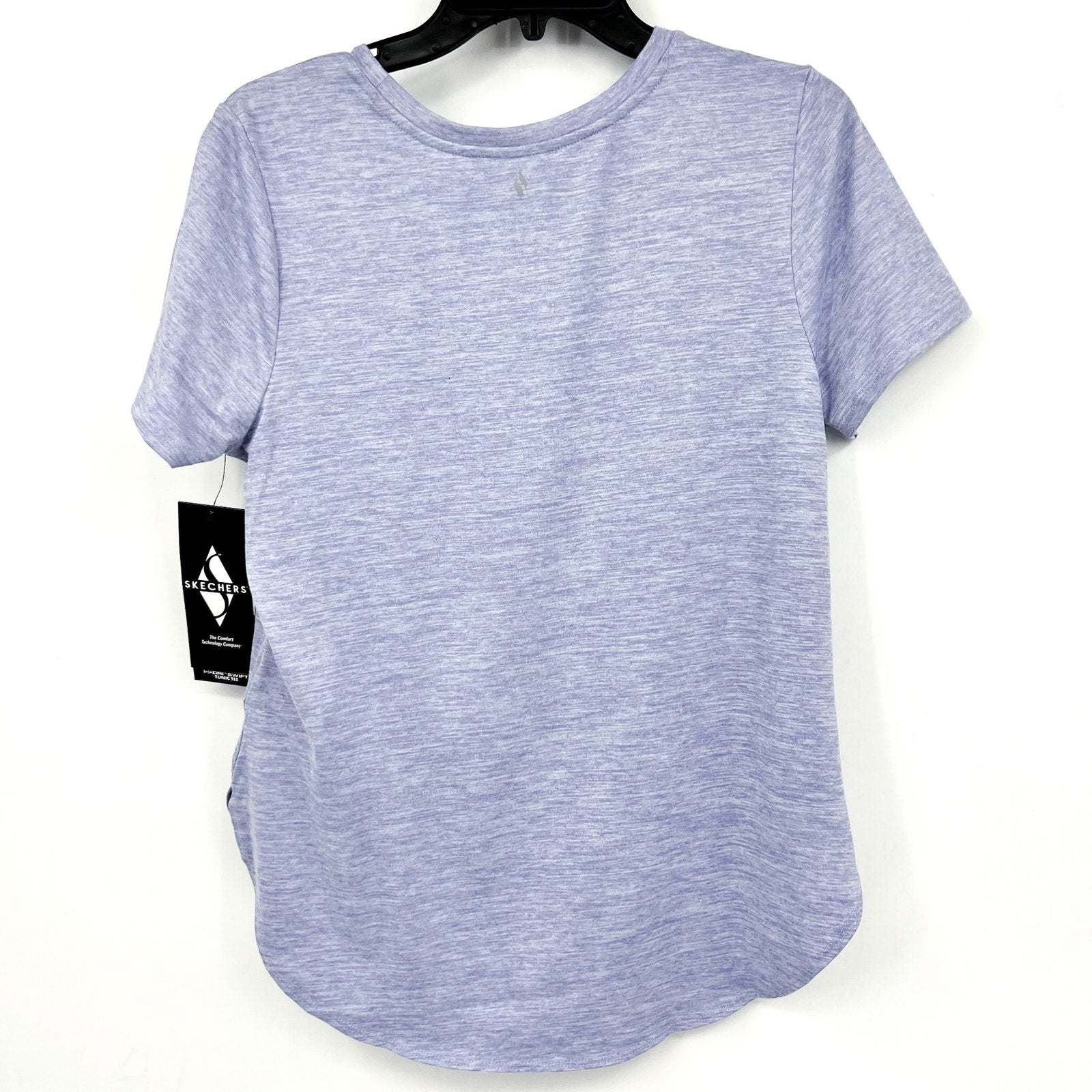 SKECHERS Women's GO DRI Swift Tunic Tee Medium Light Purple Short Sleeve NWT