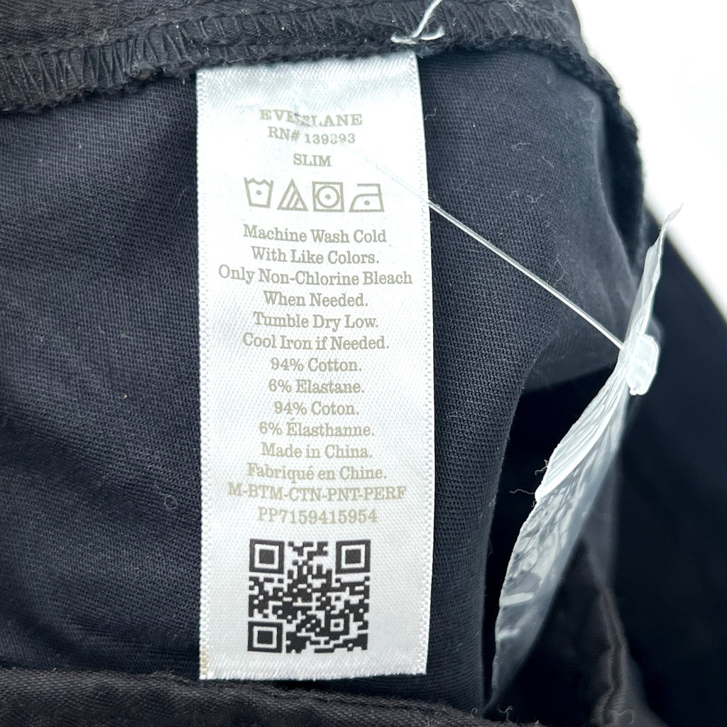EVERLANE Men's Uniform Performance Chino Pants 40x32 Black Slim Fit NWT