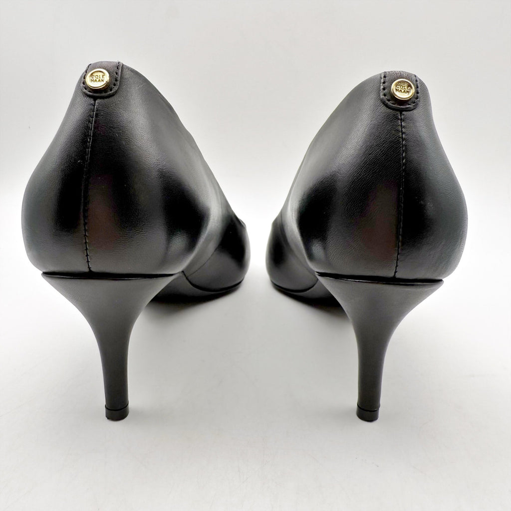 Cole Haan Womens Go-to Park Pumps Size 8.5 EU 39 Black Leather 65 mm Heels NIB