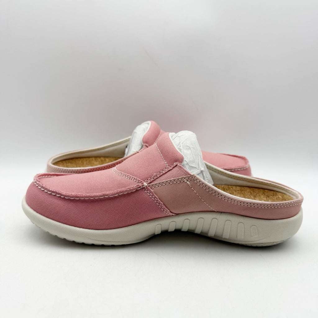 Spenco Womens Siesta Spring Slide Shoes Size 5.5 Wide Pink Water Resistant NIB