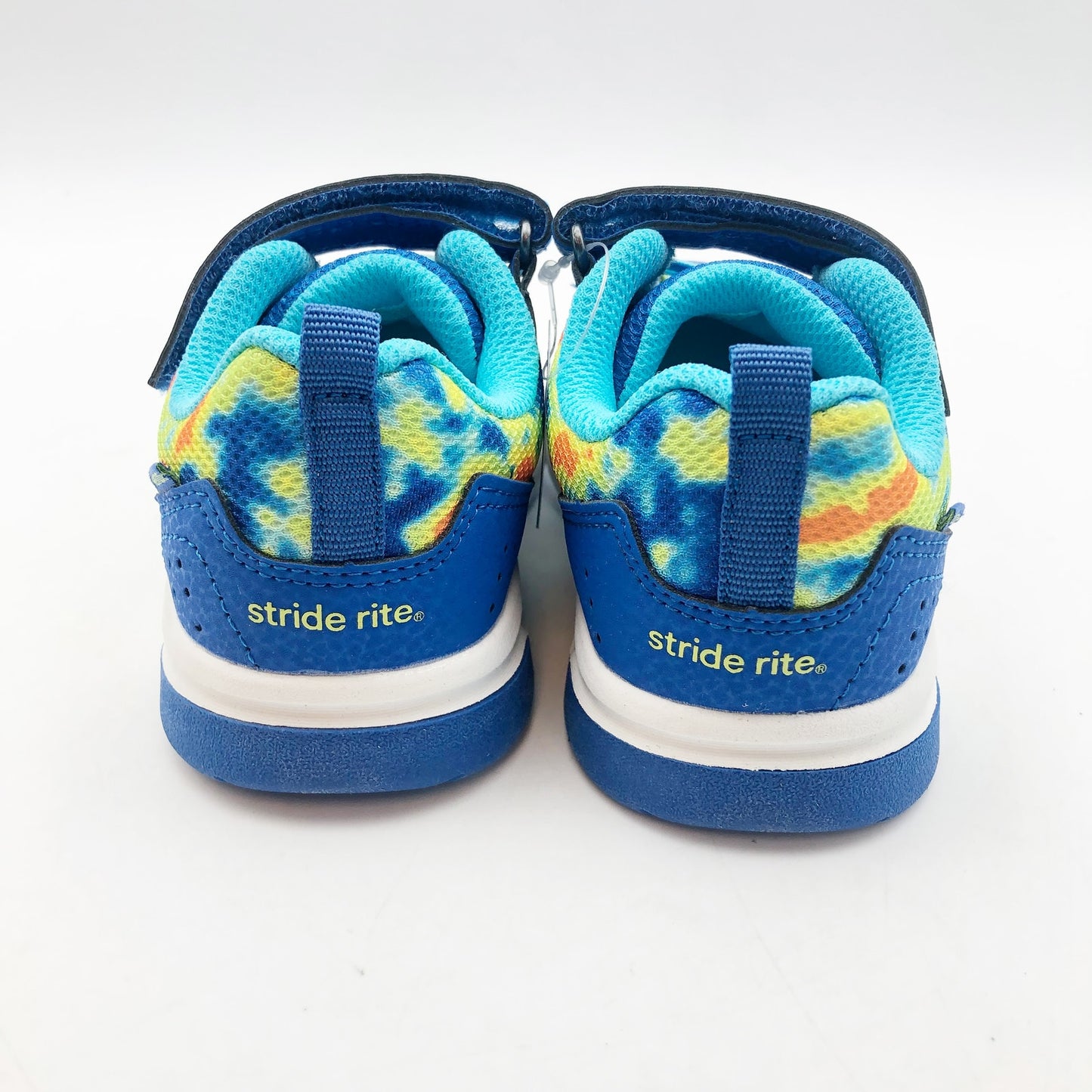 Stride Rite Boys Wiley Made To Play Sneaker 10 Wide Blue Multi Kids Shoe NIB