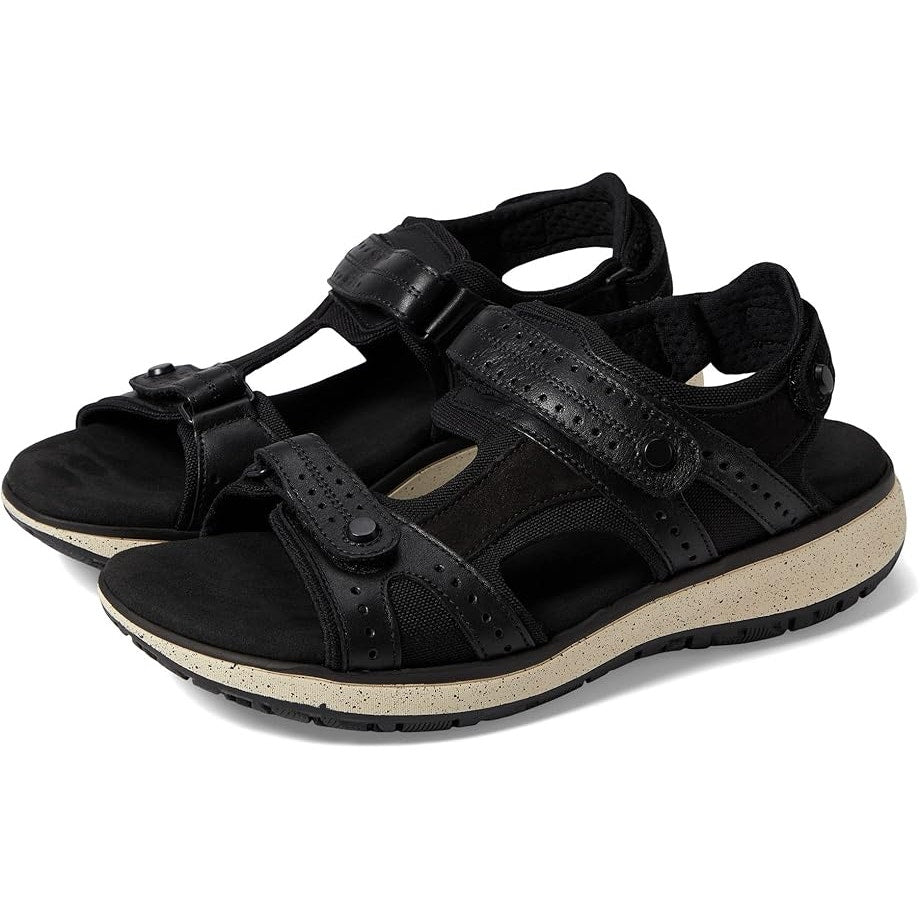 SAS Womens Embark Adjustable Sandals US 10 Narrow Black Comfort Sport NIB