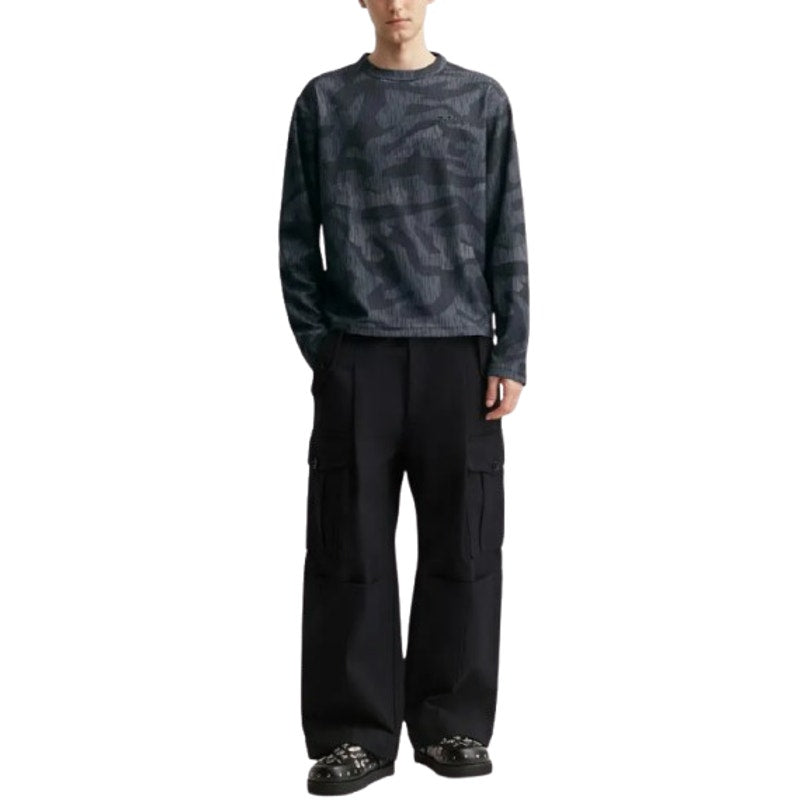 ADIDEM ASTERISKS Men's Balloon Cargo Pants Large-XXL Black Relaxed Fit NWOT