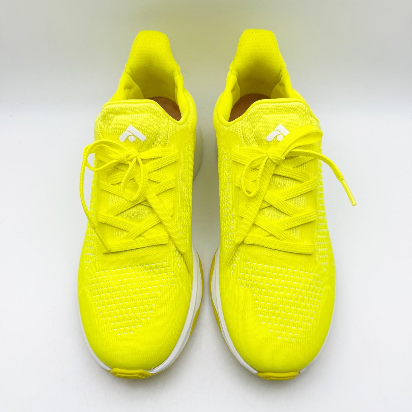 FitFlop Womens VITAMIN FFX Sports Sneakers US 9 Yellow Glow-in-the-Dark Knit NIB