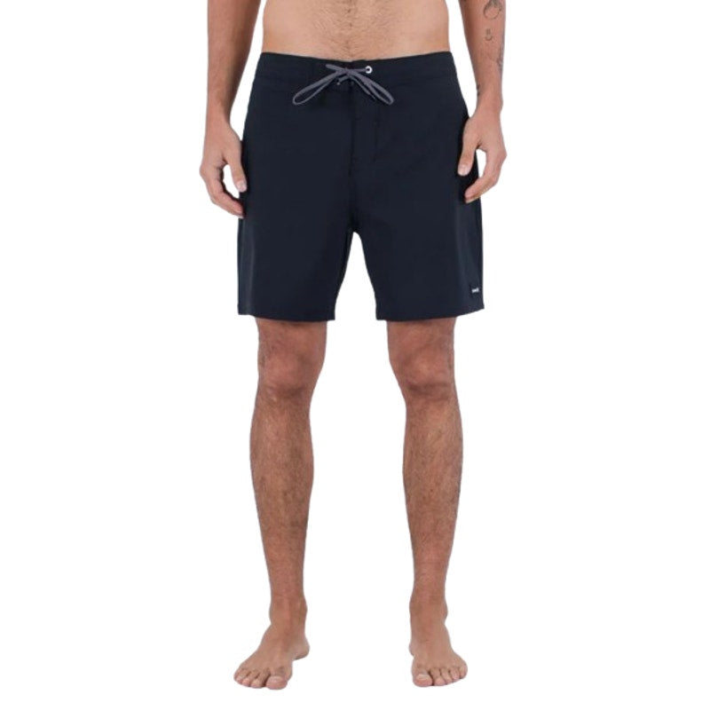 HURLEY Men's Phantom-Eco One & Only Boardshorts Size 34 LARGE Black 18" NWT
