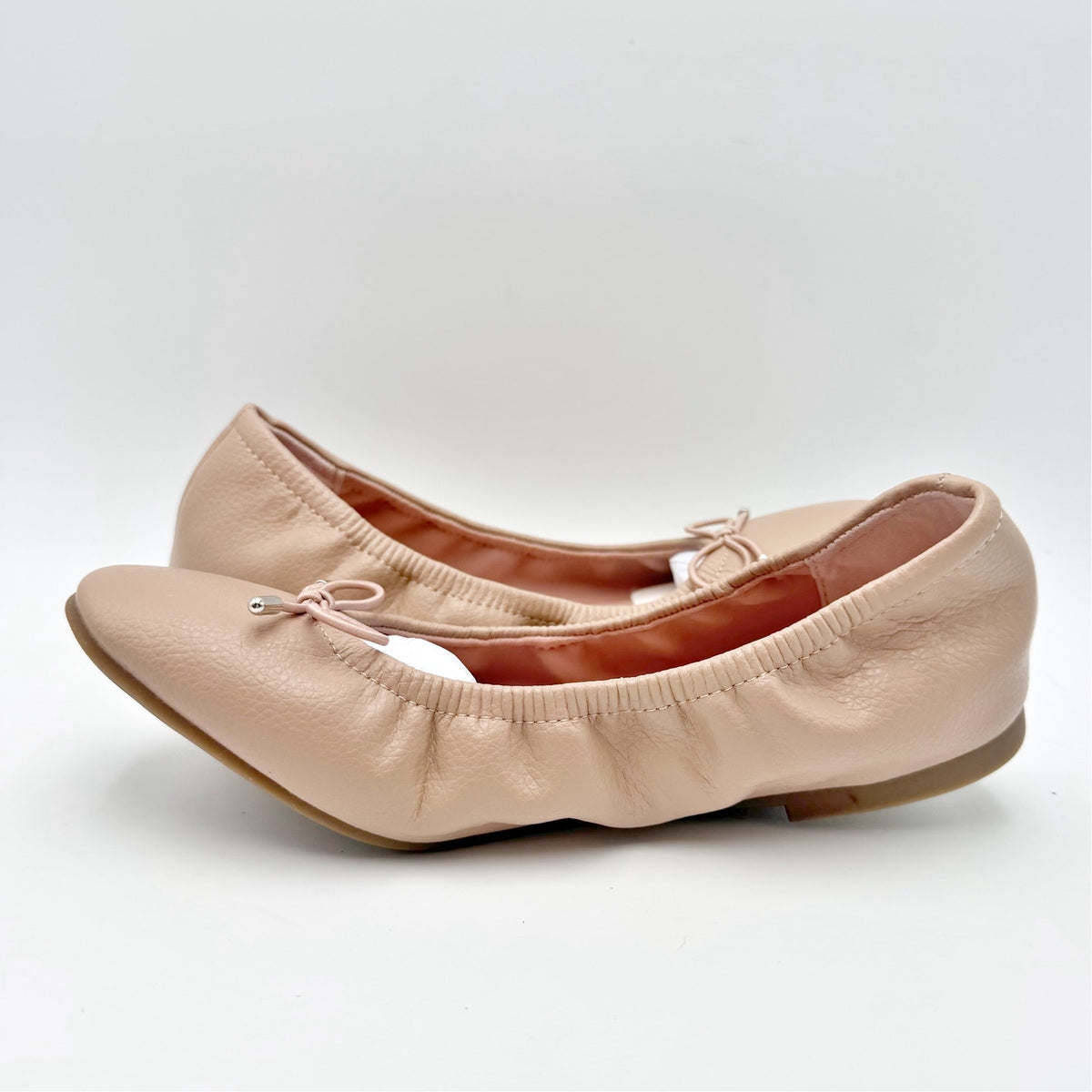 MIA Womens URI Ballet Flats Size 7.5 M Blush Pink Leather NWOB