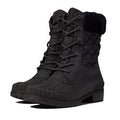Kamik Womens Sienna Cuff 2 Winter Boots US 9 EU 40 Black Leather Fur NIB