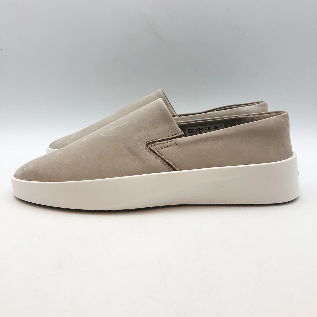 Wolf & Shepherd Womens Cruise Slip On Shoes Size 8 Warm Grey Leather NIB
