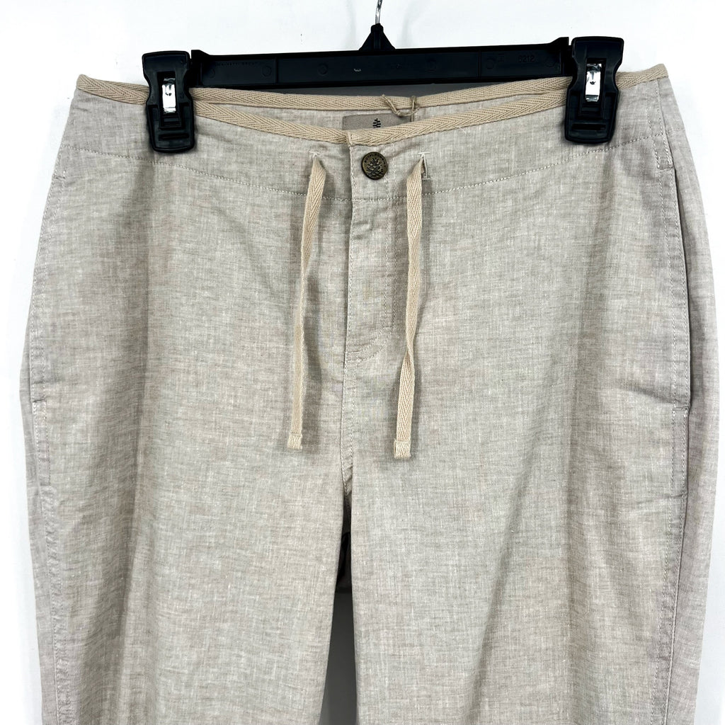 Royal Robbins Women's Hempline Tie Pants Size 4 Beige Drawstring NWT