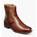 Florsheim Mens Midtown Plain Toe Boots US 8.5 EEE (3E) Brown Cognac Leather NIB