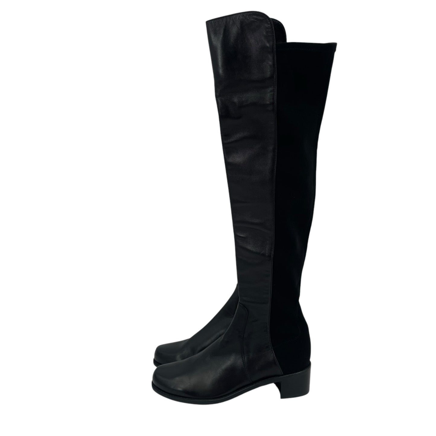 Stuart Weitzman Womens Reserve Over the Knee Boots US 9 M Black Suede NWOB