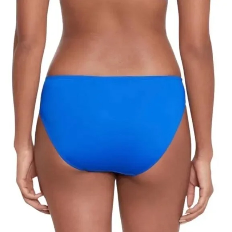 LAUREN RALPH LAUREN Womens Ring Bikini Bottoms Size 10 Royal Blue Beach Club NWT