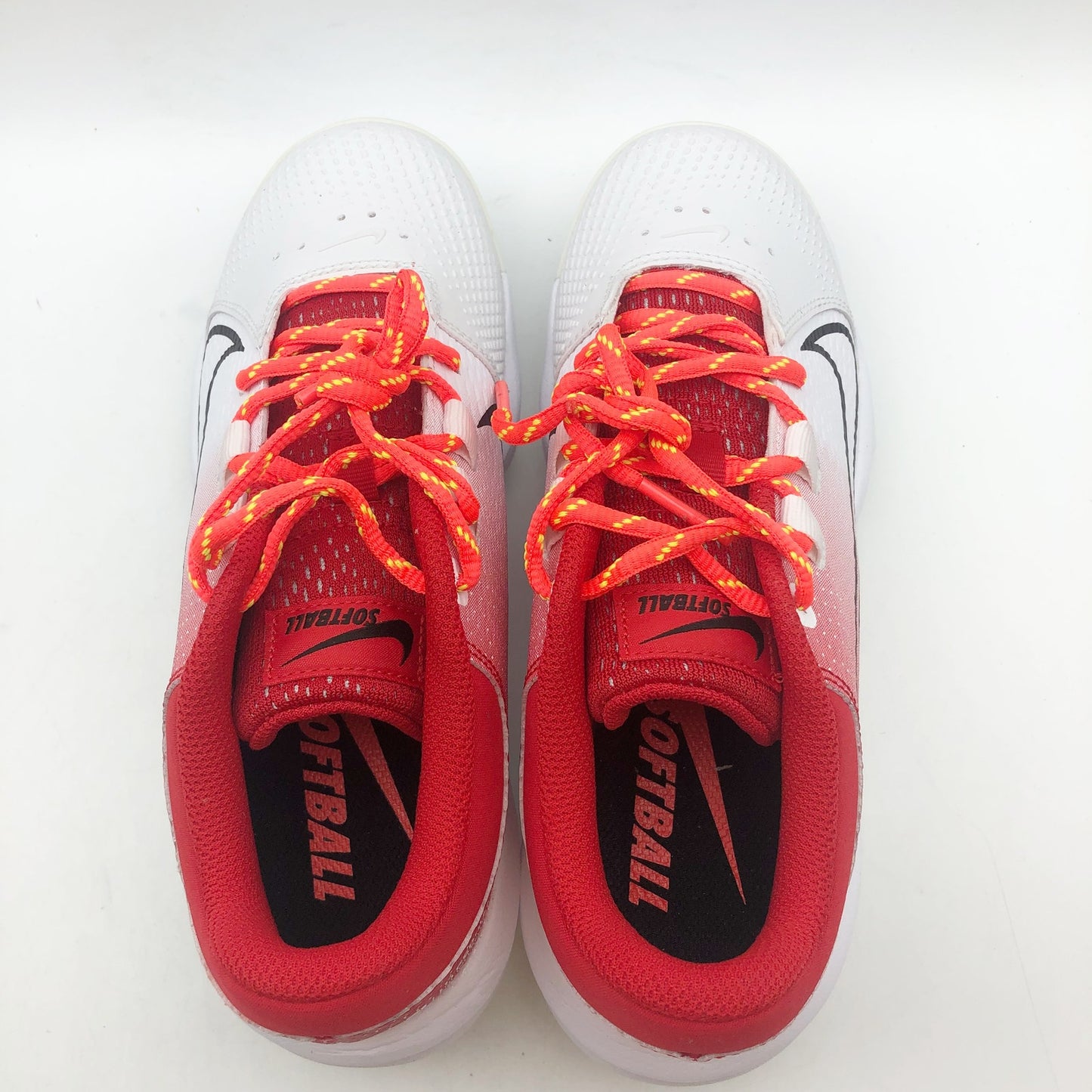 Nike Womens Hyperdiamond 4 Pro MCS Softball Cleats Size 6  Red White NWOB