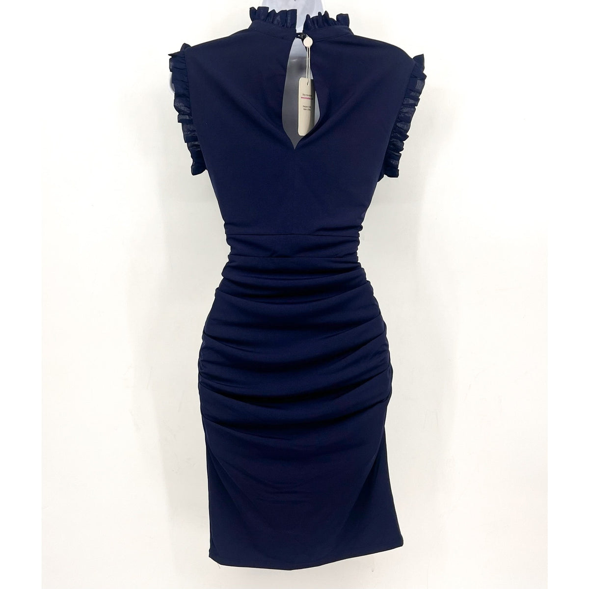 KIMI + KAI Maternity Madeline Body-Con Dress Small Navy Blue Sleeveless NWT